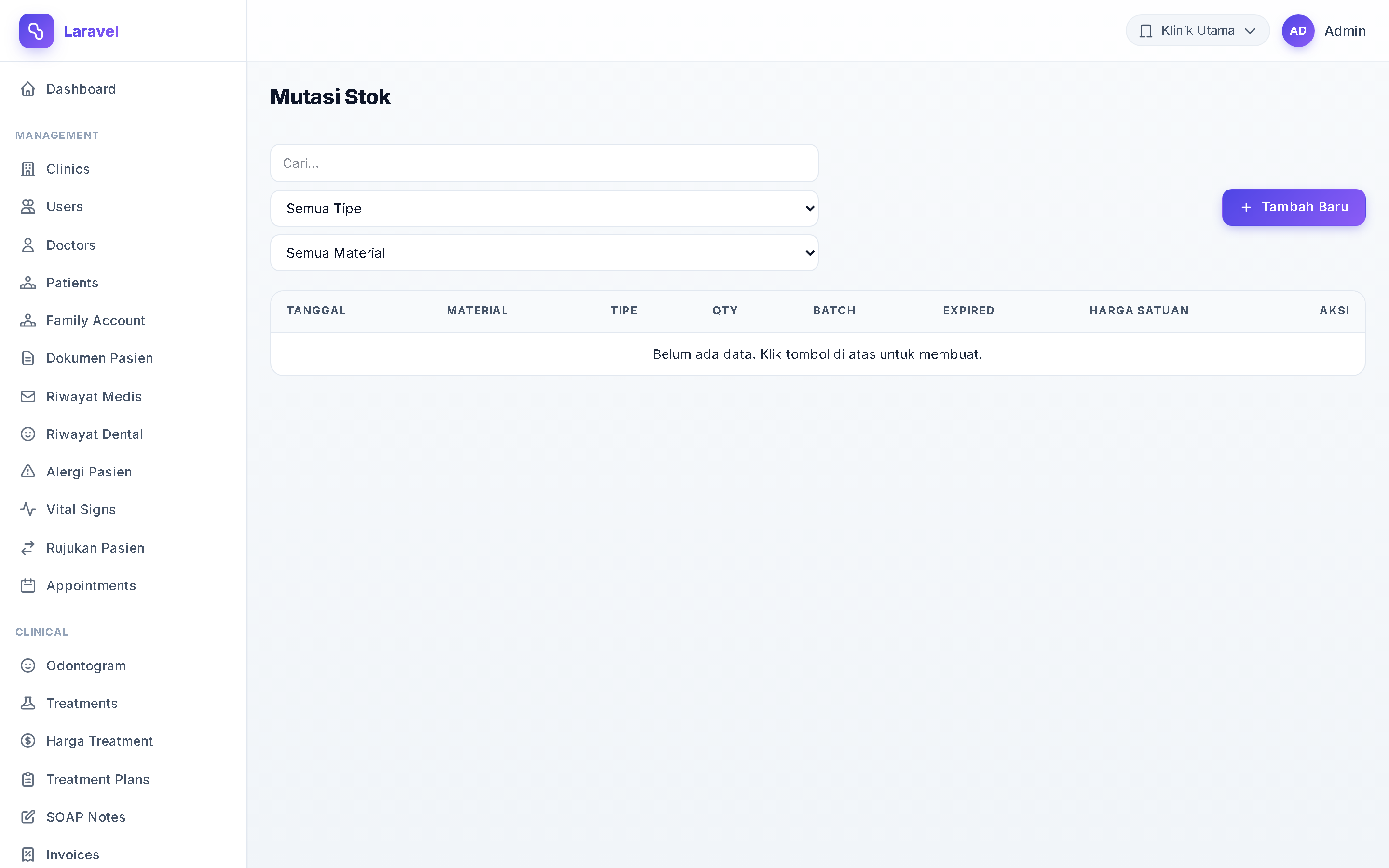 Screenshot Mutasi Stok