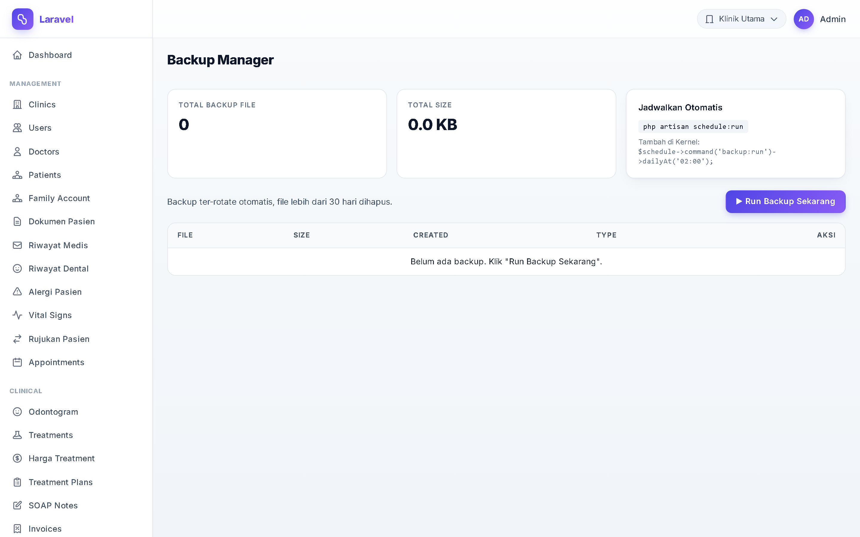 Screenshot Backup Manager