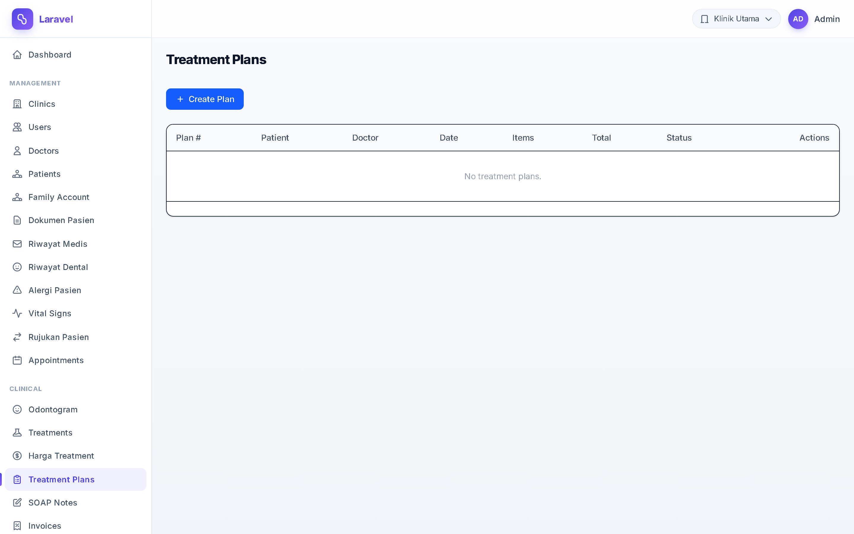 Screenshot Treatment Plan Multi-Tahap